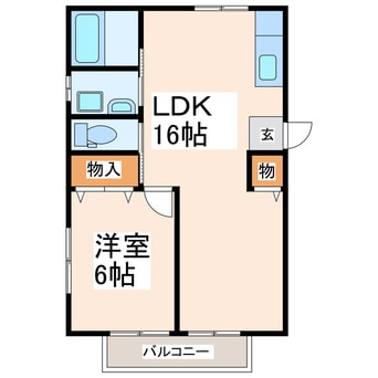 間取図 コーポ松江