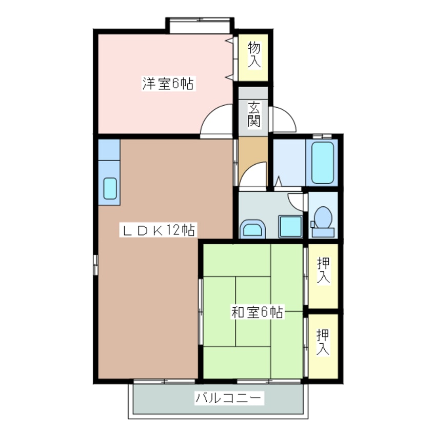 間取図 セジュール富永