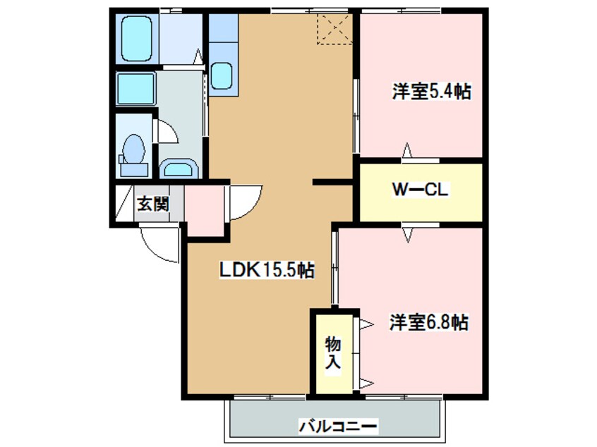 間取図 ベルクハウス