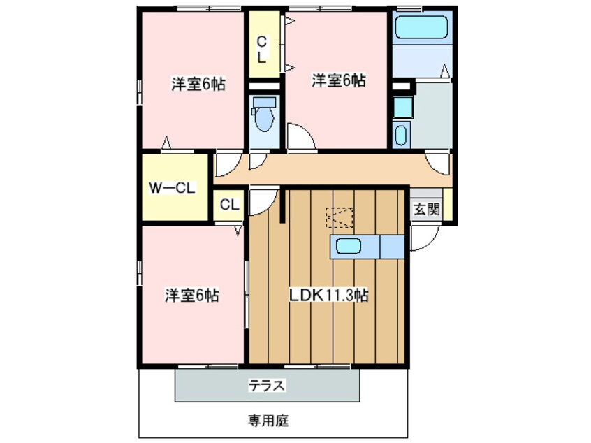 間取図 ラッフィナート