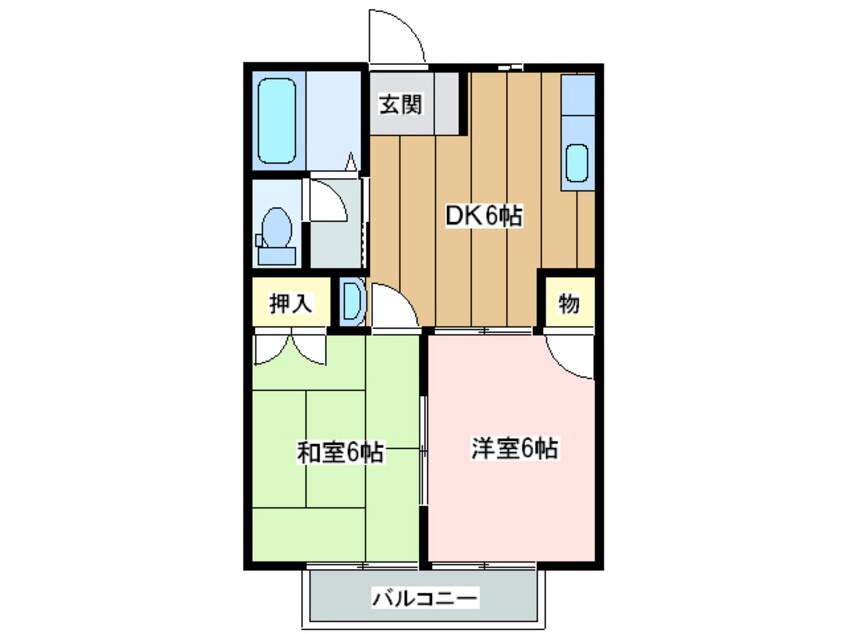 間取図 シャルマン堂本