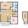 ロジュマンⅠ 2LDKの間取り