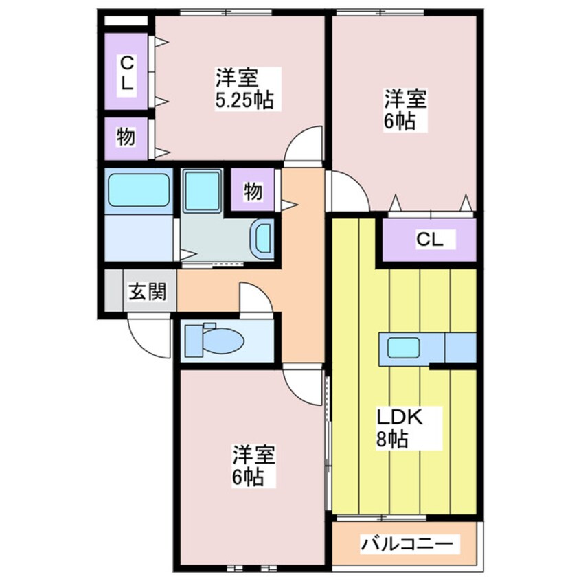 間取図 アーバンコートⅢ