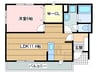 Ks　ラッフィナート 1LDKの間取り