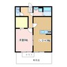 マリブ 1LDKの間取り