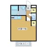 コンフォートテクノⅠ 1Rの間取り