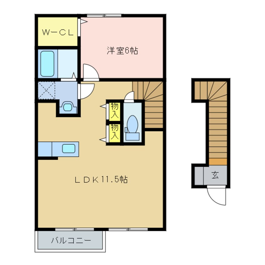 間取図 サン・フロール