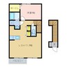 サン・フロール 1LDKの間取り