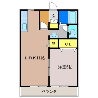 間取図 ソレジオ横田