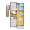 グランドソレイユⅡ番館 2LDKの間取り