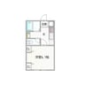 リープラスたつの堂本 1Kの間取り