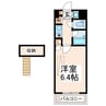 ダイアパレス水前寺第３ 1Kの間取り