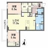 シャーメゾン光の森プレミアム 2LDKの間取り