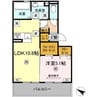 産交バス（熊本市）/八反田 徒歩2分 2階 1年未満 1LDKの間取り