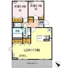 産交バス（熊本市）/八反田 徒歩6分 3階 1年未満 2LDKの間取り