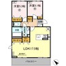 産交バス（熊本市）/八反田 徒歩6分 2階 1年未満 2LDKの間取り