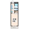 熊本市電Ａ系統<熊本市交通局>/動植物園入口駅 徒歩3分 2階 築26年 1Kの間取り