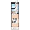 熊本市電Ａ系統<熊本市交通局>/動植物園入口駅 徒歩3分 4階 築26年 1Kの間取り