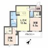 ベンガレンシス 2LDKの間取り