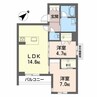 豊肥本線<阿蘇高原線>/東海学園前駅 徒歩17分 3階 建築中 2LDKの間取り