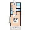 熊本市電Ａ系統<熊本市交通局>/健軍交番前駅 徒歩1分 5階 築28年 1Kの間取り