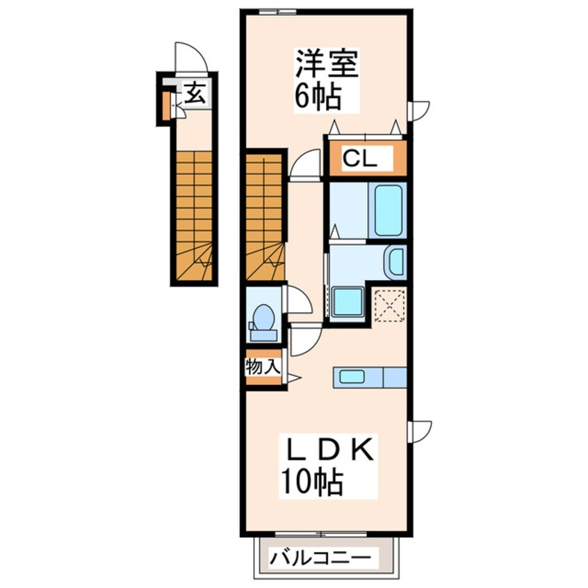 間取図 ムーンヒル水前寺