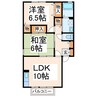 産交バス（熊本市）/桜木小学校前 徒歩4分 2階 築23年 2LDKの間取り