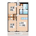 イーストチェリー壱・弐番館の間取図
