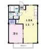 ニューシティ桜木 1LDKの間取り