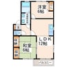 熊本市営バス/南町 徒歩3分 2階 築24年 2LDKの間取り
