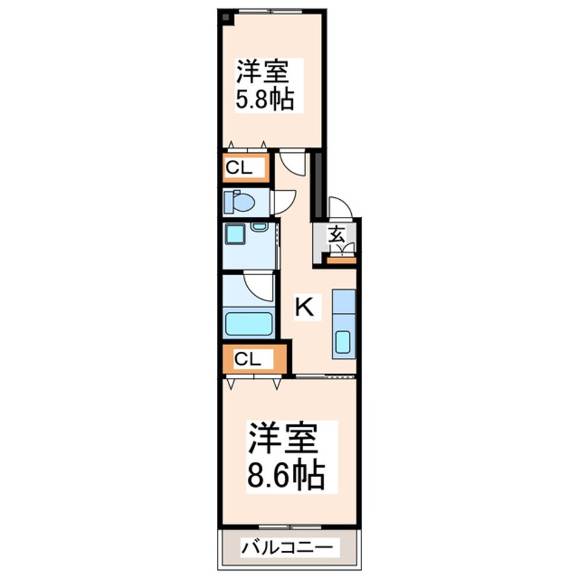 間取図 イーグル・1