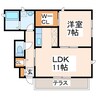 熊本市営バス/画図小学校入口 徒歩4分 1階 築16年 1LDKの間取り