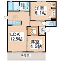 Ｎコーポ　Ｃ・Ｄの間取図