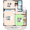 熊本都市バス（熊本市）/新外中通り 徒歩4分 3階 築25年 2LDKの間取り