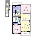 レジデンス小山Ⅰ・Ⅱの間取図