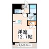 熊本市電Ａ系統<熊本市交通局>/動植物園入口駅 徒歩2分 4階 築17年 1Rの間取り