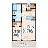 熊本都市バス（熊本市）/西小峯 徒歩6分 1階 築14年 1LDKの間取り