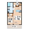 熊本都市バス（熊本市）/西小峯 徒歩6分 1階 築15年 1LDKの間取り