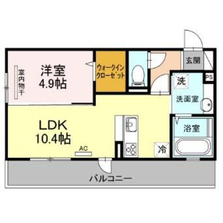 間取図 豊肥本線<阿蘇高原線>/竜田口駅 徒歩38分 2階 築5年