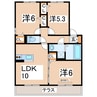 エグレット 3LDKの間取り