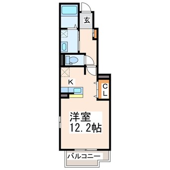 間取図 産交バス（熊本市）/熊工入口 徒歩3分 1階 築13年