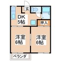 コーポ田代の間取図