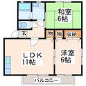 サンガーデン秋津　C･Dの間取図