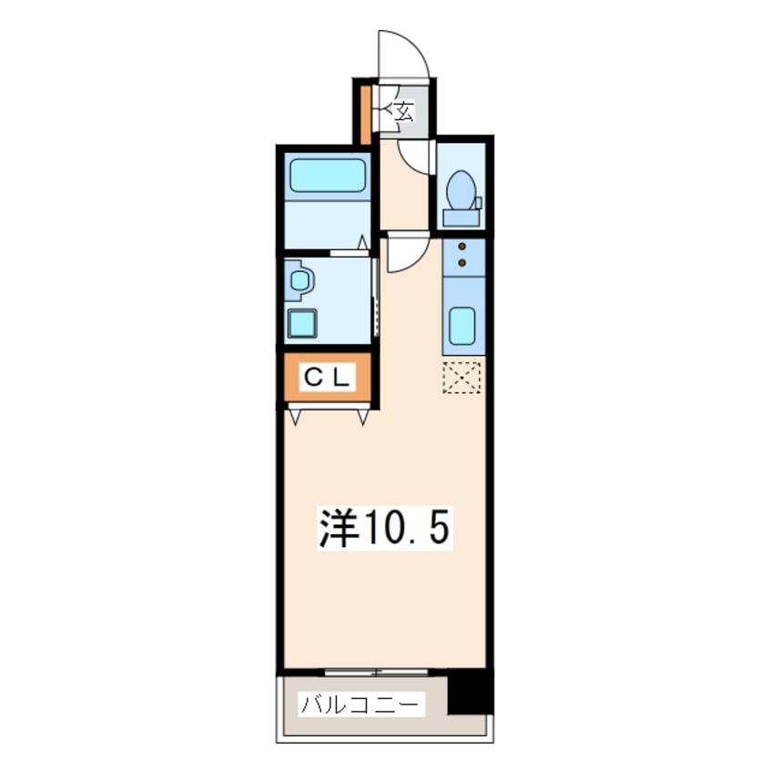 間取図 オンブラージュ九品寺