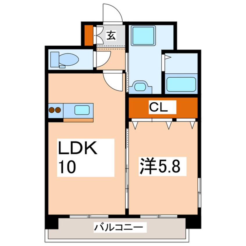 間取図 シェヌー白山