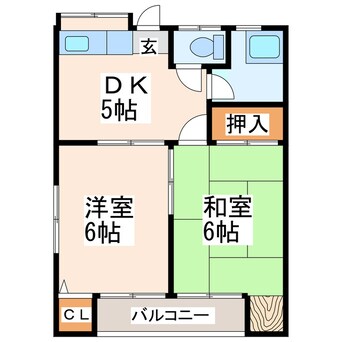 間取図 レジデンス健軍