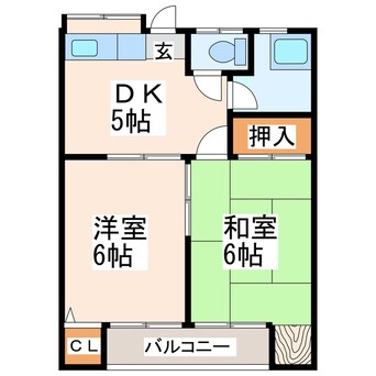 間取図 レジデンス健軍