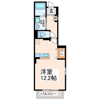 間取図 熊本市営バス/江津郵便局前 徒歩4分 1階 築11年