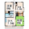 熊本都市バス（熊本市）/水源町 徒歩16分 1階 築26年 3DKの間取り