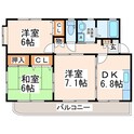レイクビュー南町の間取図